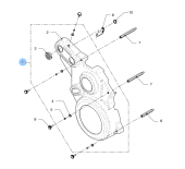 Vetus 16-4507 - Front Protection Cover Assy VD4/VD6