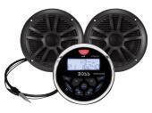 Boss Audio MCKGB350B - Marine Radio Pack Black