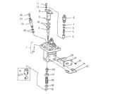 Nanni Diesel 970307608 - Injection Pump Plate for 2.45HE Engines