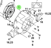 Bukh 11403-06126K - Flange Bolt for R210J and S270J Engines