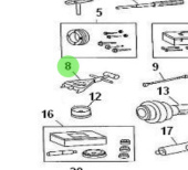 Nanni Diesel 970312375 - Belt Tension Gauge for T4 and T6 Series Engines