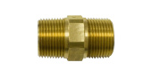 Parker 01213844CL 1" NPT Hex Close Nipple Brass
