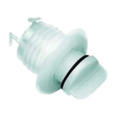 Nuova Rade 43468 - Drain Socket W/Captive Plug, Round Ø40mm, White