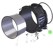 Alamarin Jet 10761 - Raw Water Coupling for Jet-245 Water Jets