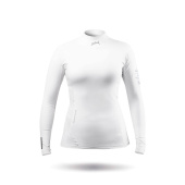 Plastimo 70855 - Eco Spandex Long Sleeve Top For Women White Size S