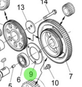 Nanni Diesel 970314827 - Camshaft Plug for N4 Series Engines