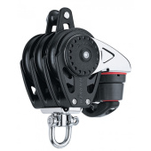 Harken HK2669 Carbo Air Block 75 mm Triple with Becket and Cam for Rope 14 mm