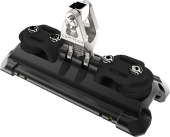 Lewmar 29433602BK - Size 3 (3.5T) NTR Car With Upstand & 1 Pair CL Sheaves