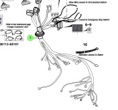 Bukh 00740-BS1H0 - Engine Control Wiring Harness for S270J Engines