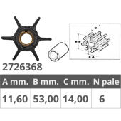 Finnord Yamaha / Selva 4T 6-8 HP Impeller