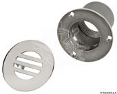 Osculati AISI 316 Stainless Steel Cockpit Drain with Snap-On Grille