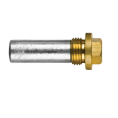 Tecnoseal Scania Zinc Pencil Anodes Ø17x45 mm with 1/2" BSPP Brass Plugs