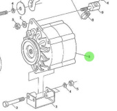 Nanni Diesel 970307521 - Alternator Pulley for HE and TDI Engines