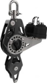 Lewmar 29901624BK - 60/40mm Fiddle w/Ratchet, Becket & Cam