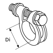 Webasto 1320194A - Eberspacher or Exhaust Clamp 39mm