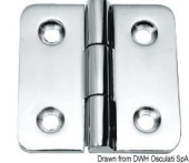 Osculati 38.963.18 - Hinge A 95% AISI316 66x66 mm