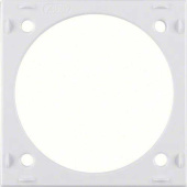 Berker Integro Surface-mounted Spacer Ring, Arctic White Glossy