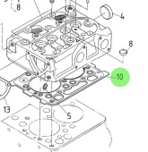 Nanni Diesel 970307465 - Cylinder Head Gasket for 2.45HE 2.50HE and N2.14 Engines