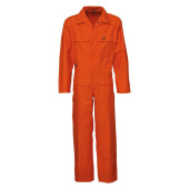 Standard Overalls Flame Retardent, Antistatic, Orange, Size 46