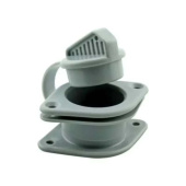 Nuova Rade 74449 - Non-Return Drain Valve With Plug for 25mm Transom, Grey, Set