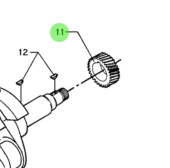 Bukh 000E4762 - Rear Gearwheel for DV36 and DV48 Engines