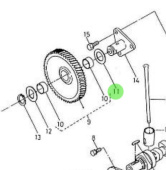 Nanni Diesel 970141113 - Idler Gear Collar for 2.40HE Engines