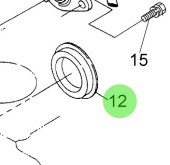 Nanni Diesel 970314225 - Hydraulic Pump Cover for Governor Setting