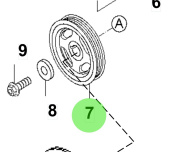 Bukh 00900-5S1P0 - Crankshaft Pulley Damper for S270J Engines