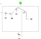 Bukh 26722-3A100 - Oil Return Hose Assembly for S270J Engines