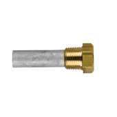 Tecnoseal 02029T - Caterpillar Pencil Anode Ø 12,5 L.38 Complete With Brass Plug Th. 3/8''GAS