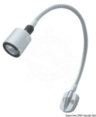 Osculati 13.239.14 - Flexible Arm Light 130 mm 12 V Silver Titanium