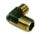 Sierra Fuel Tank Fitting Messing, 90°, 1/4" NPT Male/Male