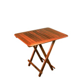 Teak Foldable Table Brest 60x60/76x60/70cm