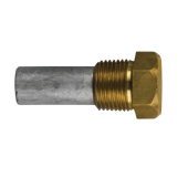 Tecnoseal TEC-SD7 - Sen-Dure Pencil Anode Ø 9,5 L. 51 Complete With Brass Plug Th. 1/8'' NPT