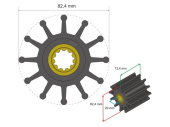 Albin 06-02-026 - Premium Impeller