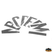 Trem 80 mm Black Boat Registration Letters and Numbers – 10 Pieces