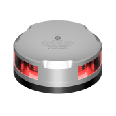 Lopolight 201-014-FB - Navigation Light 2NM 360° Red, Silver W/FB Base