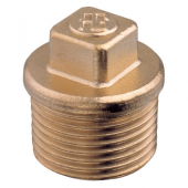 Guidi Brass Plug M BSP, Male Thread Pipe Plug