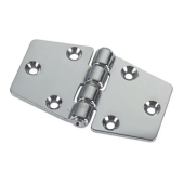 Foresti & Suardi 119.C - Chromed Brass Butt Hinge 95x55x4 mm