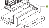 Isotherm SGC00434AA – Small Upper Drawer for DR85 Inox Drawer Refrigerator