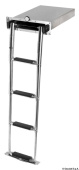 Osculati 49.559.04 - 4-Step XL Telescopic Ladder With Handle