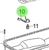 Nanni Diesel 970312068 - Oil Nozzle Sub-Assembly No. 1 for T4 Series Engines
