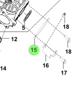 Bukh 00500-BS151 - Intake Manifold Cover for S270J Engines