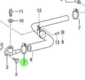 Nanni Diesel 970312265 - Hose Clamp for Turbocharger Water Hose