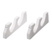 Nuova Rade 31529 - Storage Rack (Pair) for 3 Fishing Rods, White