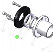 Alamarin Jet T9900033 - Radial Shaft Seal for Jet-288 Water Jets