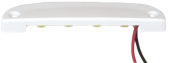 Allpa LED Courtesy Light, Chrome Plated Zinc Alloy, Built-On, 12v/0,48w, 4x Flat-Top LED, 83x20x8mm