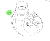 Steyr 500943 - Painted ZB Exhaust Pipe Set for Mercury Steyr Engines