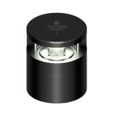 Lopolight 300-036-B-CD - Navigation Light 5nm 225° White, Masthead, Black Anodized