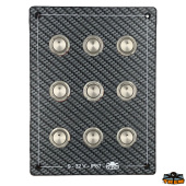 Trem L0680209 - Vertical Electrical Panel With Prewired Circuit Breaker 3 Buttons 6 Switches